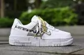 chaussures casual femme air force 1 pixel nike flower white